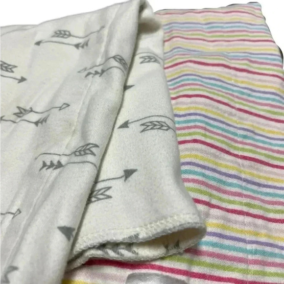 Receiving blankets and burp cloth bundle - Picture 4 of 8